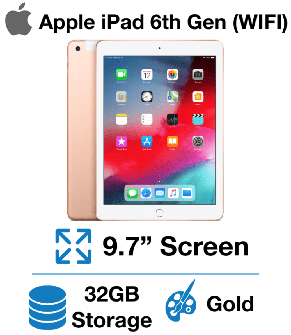 Apple iPad 6th Gen - Refurbished - Revent Store