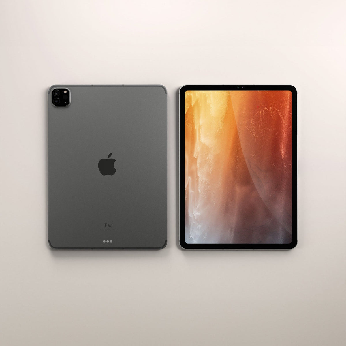 Refurbished Apple iPad Pro 11 inch M1 3rd Gen 128GB in Space Gray viewed from the front
