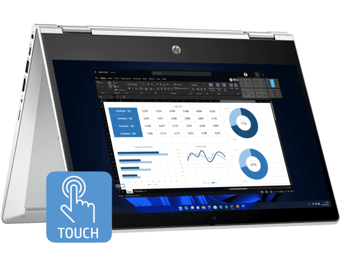 HP HP X360 435 GB 435GB - Refurbished - Silver