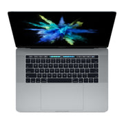Refurbished Apple MacBook Pro 2017 256GB in Space Gray viewed from the front