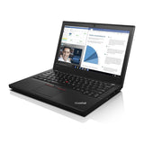Refurbished Lenovo Thinkpad X260 Laptop in Black with 256GB Storage