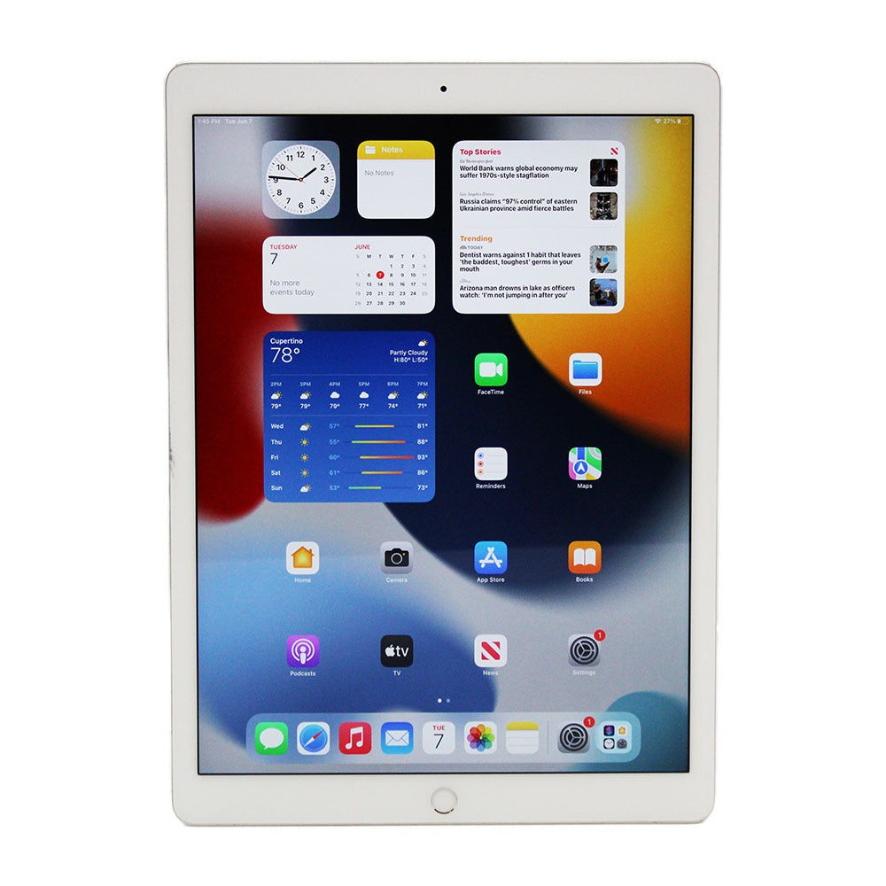 Apple iPad Pro 12.9 1st Gen 256GB Silver Refurbished Tablet