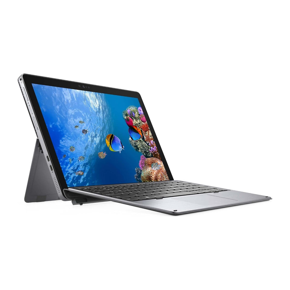 Refurbished Dell Latitude 7200 Laptop in Gray with 256GB Storage