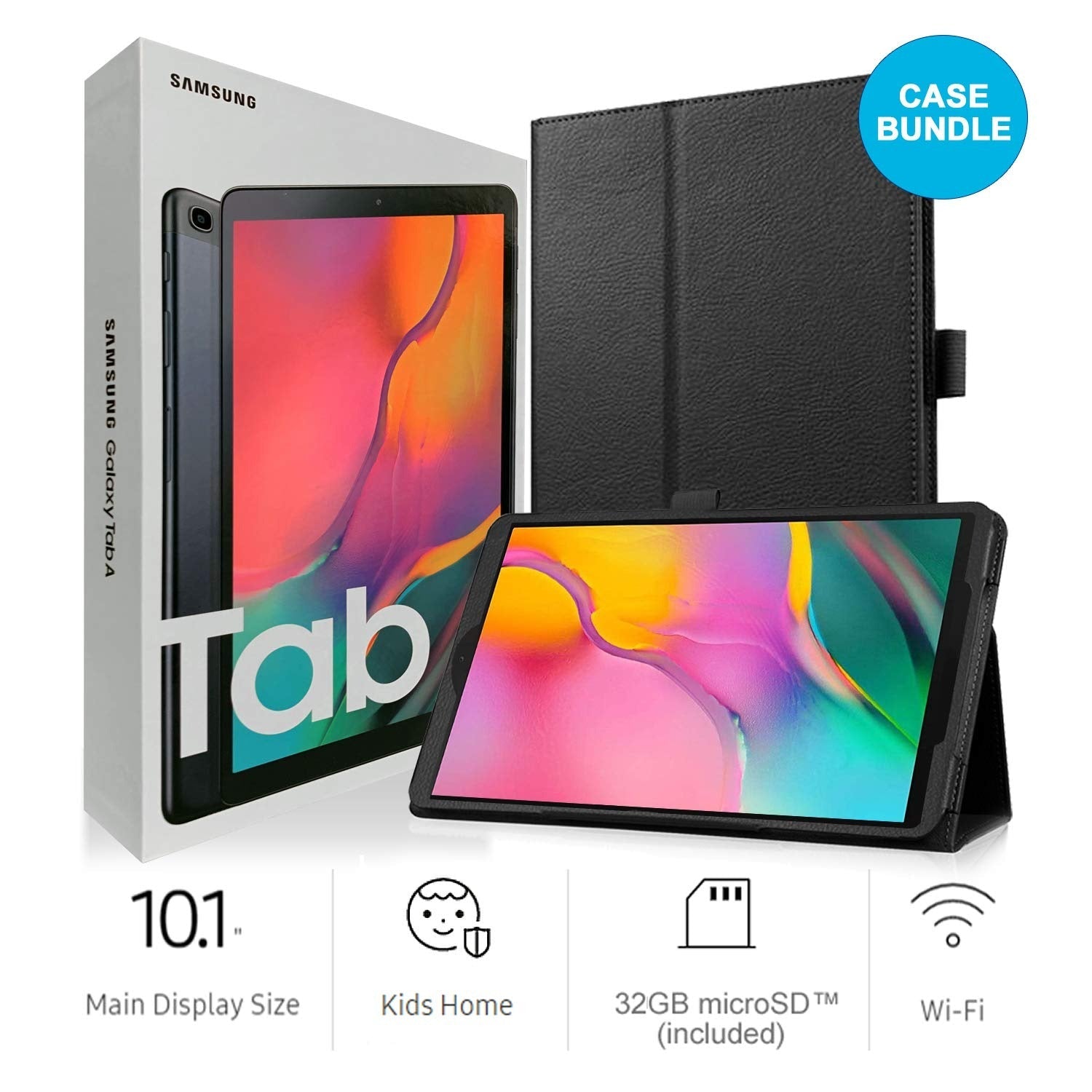 Samsung Galaxy Tab A 10.1 (2019) Dual 32GB - Black - Refurbished - Revent Store